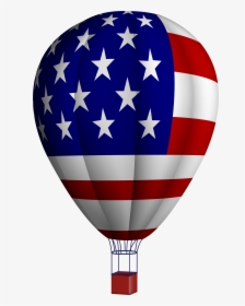 Usa Air Baloon Png Image - Hot Air Balloon Country Flags, Transparent Png, Free Download