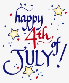 4th Of July Happy Fourth Clipart Transparent Png - Happy 4th Of July Free Clip Art, Png Download, Free Download