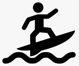 Big Wave Surfing Surfboard Computer Icons Clip Art - Surfing Icon Png, Transparent Png, Free Download