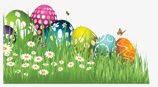 Easter Eggs In Grass Png, Transparent Png, Free Download
