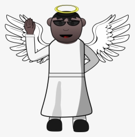 Angel Sunglasses Clip Arts - Angel With Sunglasses, HD Png Download, Free Download