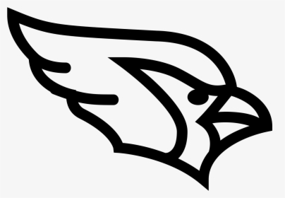 Cardinals Black And White Png, Transparent Png, Free Download