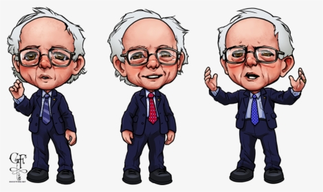 Cute Cartoon Bernie Sanders, HD Png Download, Free Download