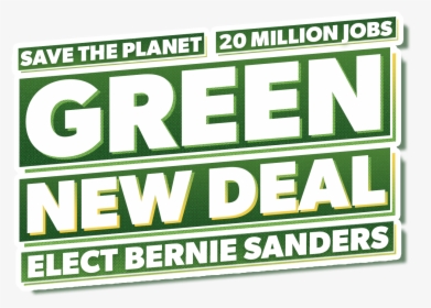 Image Of Green New Deal Sticker - Poster, HD Png Download, Free Download