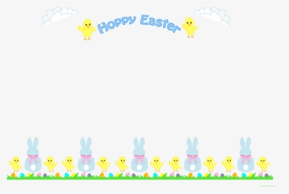 Happy Easter Frame Transparent, HD Png Download, Free Download