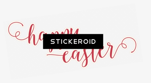 Happy Easter Text - Calligraphy Png Happy Easter Text, Transparent Png, Free Download