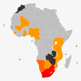 International Cricket Council Members Africa - Zambia Africa Map Png, Transparent Png, Free Download