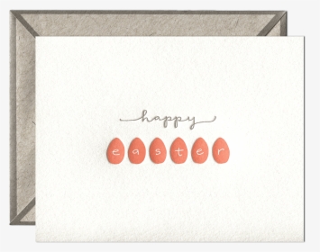 Happy Easter Letterpress Greeting Card - Birthday Wishes Envelope, HD Png Download, Free Download