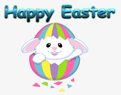 Happy Easter 2019 Facebook - Easter Bunny No Background, HD Png Download, Free Download