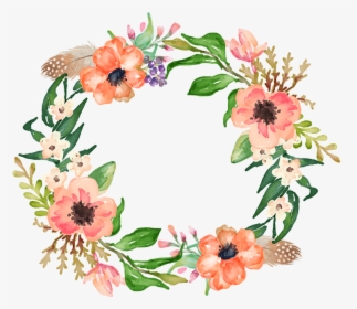 Clipart Free Succulent - Watercolor Flower Ring, HD Png Download, Free Download