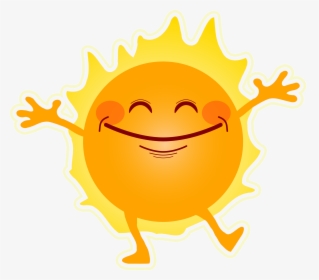 Happy Sunshine Vector Clipart - Happy Sun Vector Png, Transparent Png, Free Download