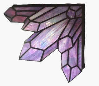 #vintage #aesthetic #vintageaesthetic #png #purple - Stained Glass Crystal Corner, Transparent Png, Free Download