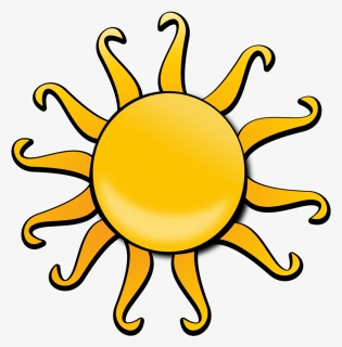 Sunshine Clipart Cartoon - Public Domain Clip Art Free For Commercial Use Sun, HD Png Download, Free Download