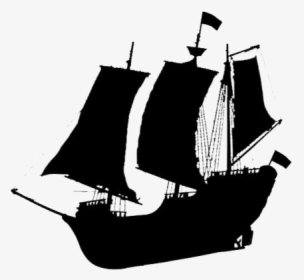 Ship Png Transparent Images - Black Pirate Transparent Background Ship Clipart, Png Download, Free Download