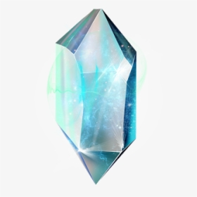 Blue Glowing Crystal Png, Transparent Png, Free Download