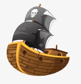 Pirate Ship Png - Piratenschip Png, Transparent Png, Free Download