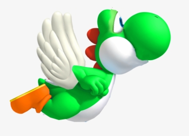 Mario Yoshi With Wings, HD Png Download, Free Download
