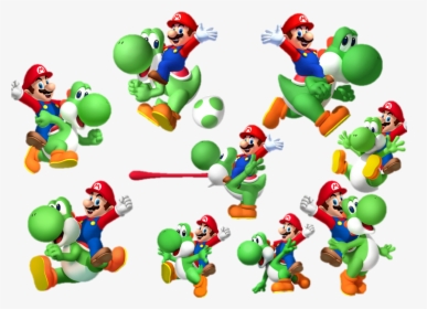 Mario And Yoshi Size, HD Png Download, Free Download