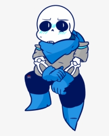 A Flustered Blueberry Sans By Bloody - Blueberry Undertale, HD Png Download, Free Download