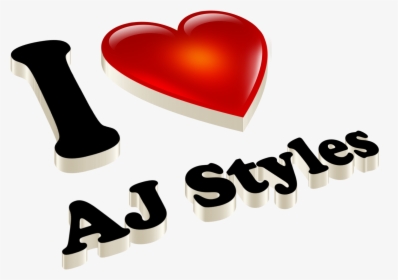 Aj Styles Heart Name Transparent Png - Kamlesh Love, Png Download, Free Download