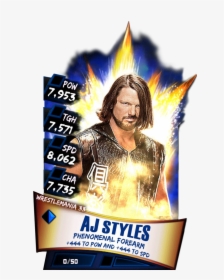 Ajstyles S3 14 Wrestlemania33 - Wwe Supercard Wrestlemania 33, HD Png Download, Free Download