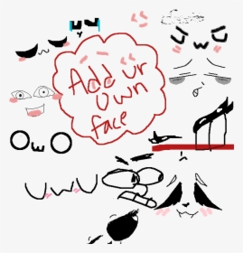Mines The One With Angry Eyebrows And Blush , Png Download - Lenny Face, Transparent Png, Free Download
