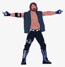 Enter A J Styles Png Download Aj Style Cartoon Drawing Transparent Png Kindpng - aj styles roblox