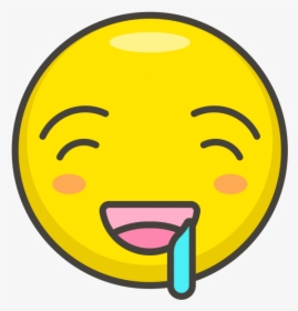 Drooling Face Emoji - Drooling Emoji Girl, HD Png Download, Free Download