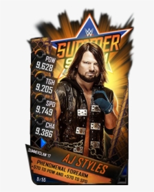 Aj Styles Wwe Supercard, HD Png Download, Free Download