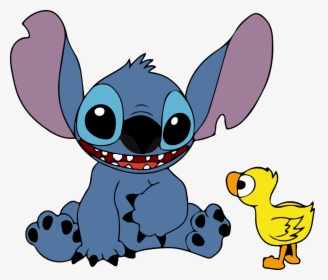 Stitch And Duck Vector By Flightfeatherstudio On Newgrounds - Lilo Y Stitch Vector, HD Png Download, Free Download