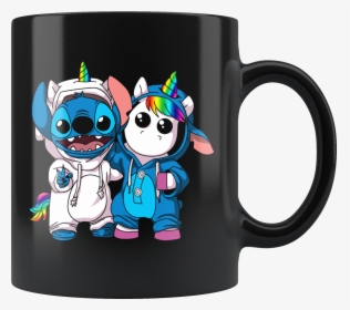 Stitch Disney & Unicorn Mug - Stitch And A Unicorn, HD Png Download, Free Download