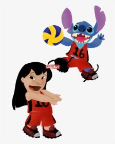 Lilo And Stitch Volleyball By Kachuchart - Lilo And Stitch Volleyball, HD Png Download, Free Download