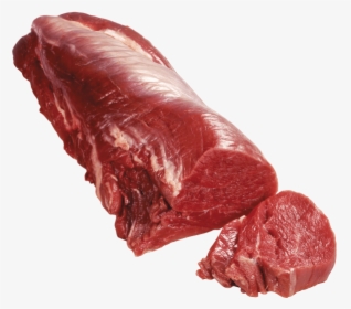 Cattle Beef Tenderloin Sirloin Steak - Raw Meat Transparent Background, HD Png Download, Free Download