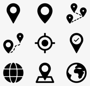 Icon Packs Vector - Location Flat Icon Map, HD Png Download, Free Download