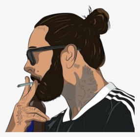 #postmalone #post #malone #posty #png #crop #cropped - Cartoon Post Malone Png, Transparent Png, Free Download