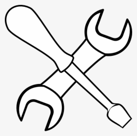 White Tools Svg Clip Arts - Tool Clipart Black And White, HD Png Download, Free Download