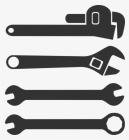 Angle,tool,hardware Accessory - Adjustable Wrench Clipart Png, Transparent Png, Free Download