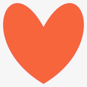 Orange Coral Heart Svg Clip Arts - Cute Heart Clip Art, HD Png Download, Free Download