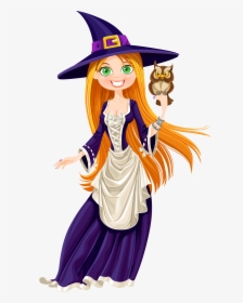 With Owl Png Gallery - Cartoon Witch Images Free, Transparent Png, Free Download