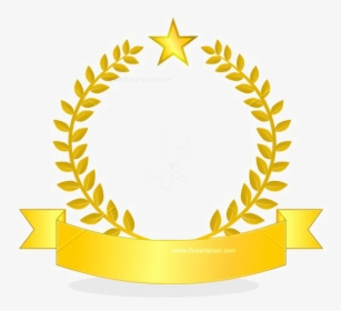 Golden Ribbon Png Picture - Transparent Circle Logo Png Design, Png Download, Free Download