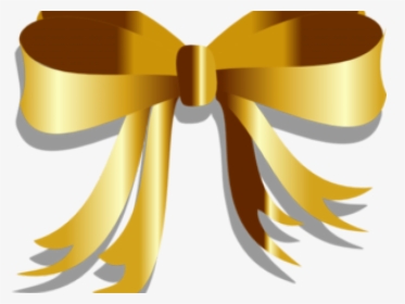 Gold Ribbon Cliparts - Golden Ribbon Gold Png, Transparent Png, Free Download