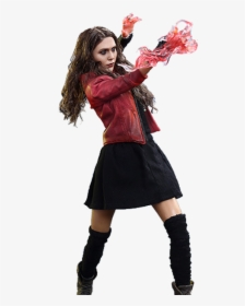 Scarlet Witch Avengers 2 Png - Scarlet Witch Costume, Transparent Png, Free Download