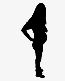 Pregnant Woman Silhouette Png - Pregnant Woman Silhouette Transparent, Png Download, Free Download