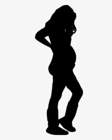 Pregnant Woman Silhouette Png - Pregnant Woman Pic Silhouette, Transparent Png, Free Download