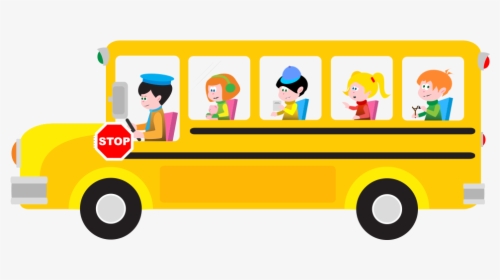 School Bus Cartoon Png, Transparent Png, Free Download