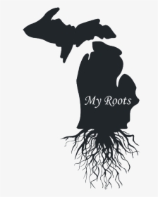 My Roots Mi - Michigan Roots Car Sticker, HD Png Download, Free Download