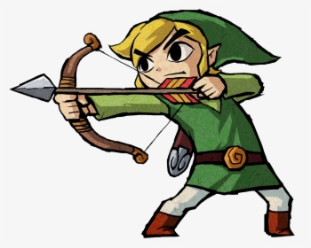 Zelda Link Png Transparent - Link Wind Waker Bow, Png Download, Free Download