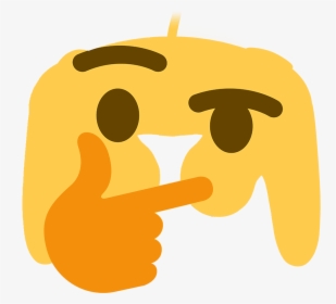 Gccthonk - Thinking Emoji Png, Transparent Png, Free Download