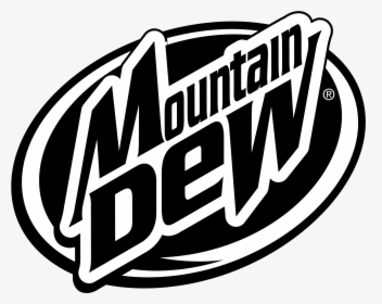 Mountain Dew Logo Black And White, HD Png Download, Free Download