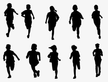 Running Png Image - Kids Silhouette Png, Transparent Png, Free Download